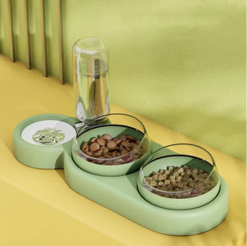 Automatic Feeder Food Bowl With Water Fountain - by Pawpresent