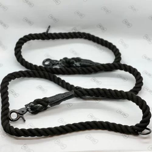 Black Adjustable Rope Do Lead by Pup Chic Boutique - Image 4