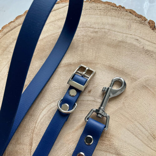 Waterproof Dog Collar + Dog Lead Bundle (Navy) – by Furry Tails - Image 5