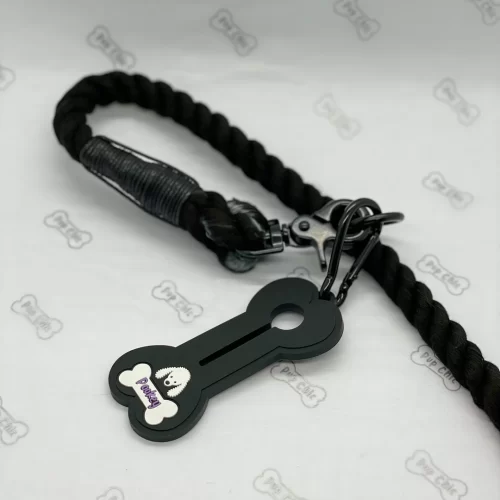 Black Adjustable Rope Do Lead by Pup Chic Boutique - Image 3