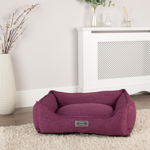 Manhattan Box Dog Bed (in Berry Purple, Denim Blue, Dark Grey or Light Grey) by Scruffs - Image 11