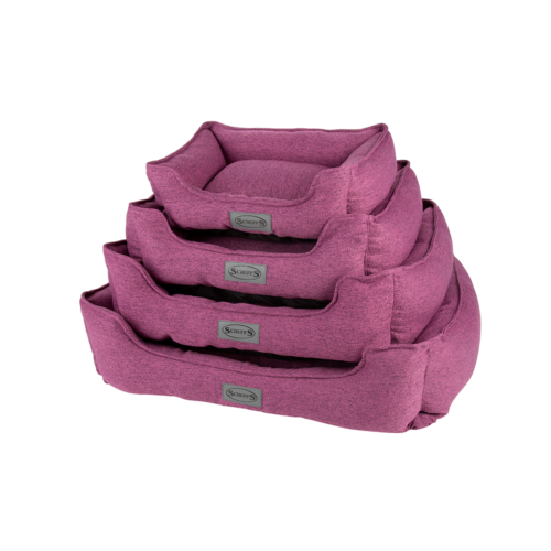 Manhattan Box Dog Bed (in Berry Purple, Denim Blue, Dark Grey or Light Grey) by Scruffs - Image 15