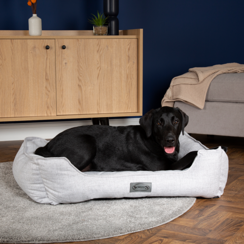 Manhattan Box Dog Bed (in Berry Purple, Denim Blue, Dark Grey or Light Grey) by Scruffs - Image 9