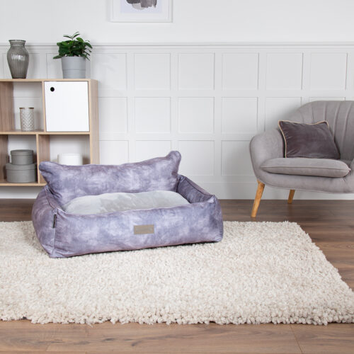 Kensington Box Dog Bed (in Cream, Chocolate, Navy or Grey) by Scruffs - Image 17