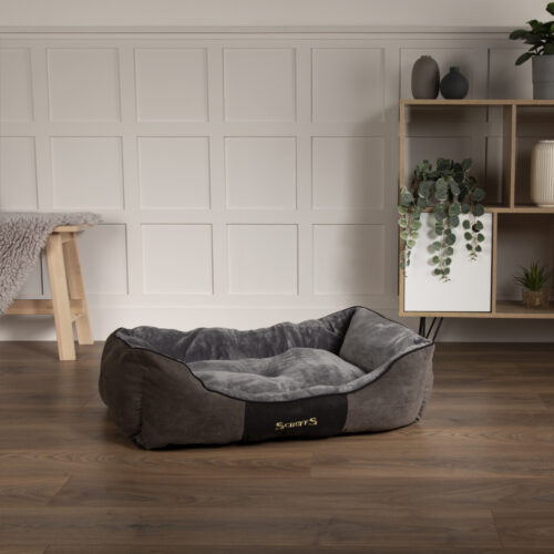 Chester Box Dog Bed (in Chocolate Brown, Dark Grey or Graphite Grey) by Scruffs - Image 8