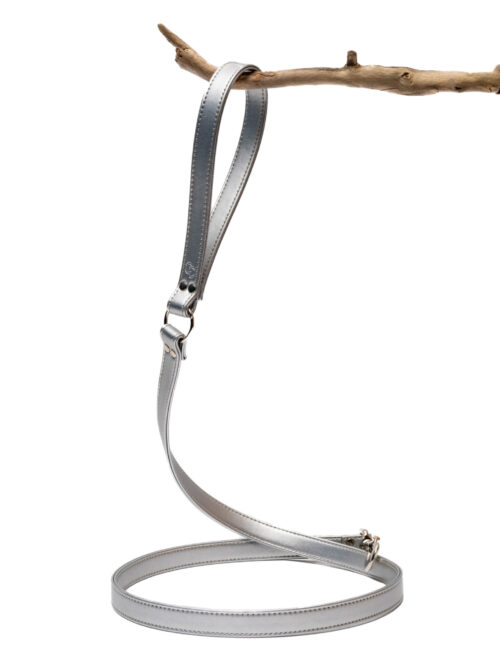 Silver Dog Lead (Vegan Apple Leather) – by Skylos Collective - Image 2