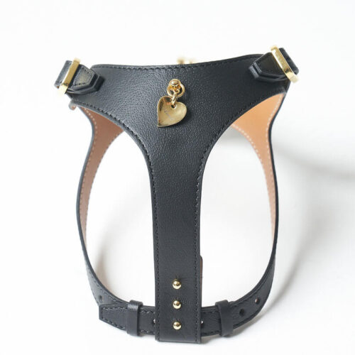 Luxury Leather Dog Harness (Black) – by Amati - Image 4