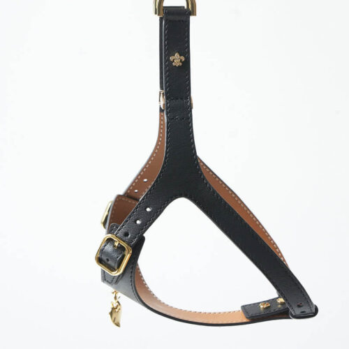 Luxury Leather Dog Harness (Black) – by Amati - Image 3