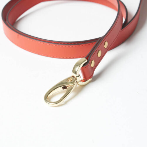 Luxury Leather Dog Harness & Dog Leash (Red) – by Amati - Image 7