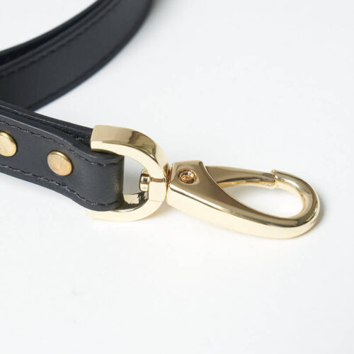 Luxury Leather Dog Harness & Dog Leash (Black) – by Amati - Image 7