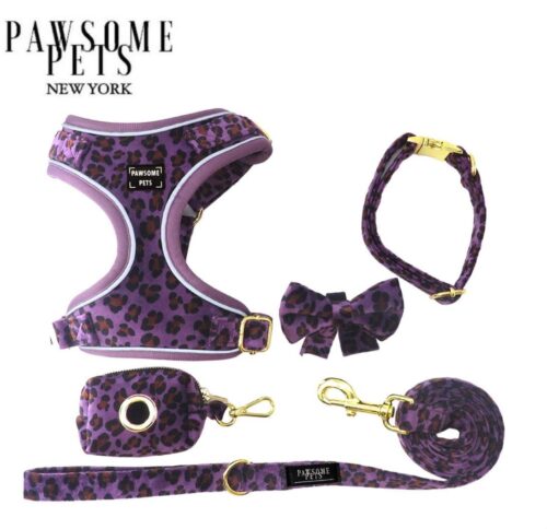 Pawsome Pets: "Purple Leopard" Bundle (5-pc Set) - by Pawsome Pets