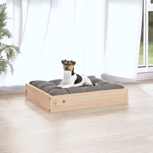 Dog Bed in Solid Wood Pine (51.5 x 44 x 9cm) - by VidaXL - Image 5