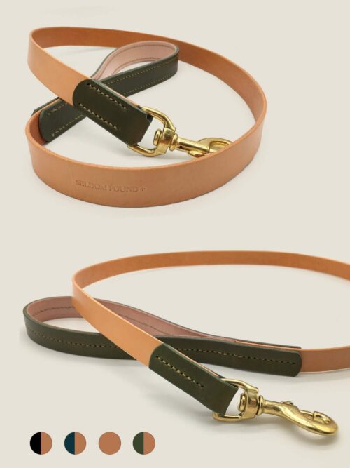 Leather “Artisan 002” Dog Lead – by Seldom Found