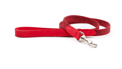 “Etna” Fabric & Leather Dog Lead – by Ralph & Co