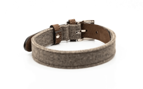 “Sherbourne” Fabric & Leather Dog Collar – by Ralph & Co - Image 3