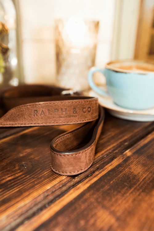 “Bergamo” Nubuck Dog Lead – by Ralph & Co - Image 2