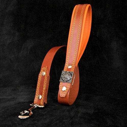 The "Eros" Dog Collar (Orange) - by Bestia - Image 5