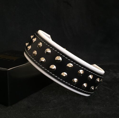 The "Boston" Dog Collar (Black) - by Bestia